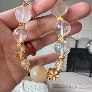 Elegant nature crystal Beaded Bracelet